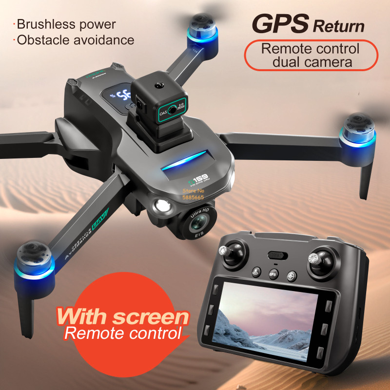 Drone Gimbal Brushless - 8K Cámara Dual 5G WIFI FPV