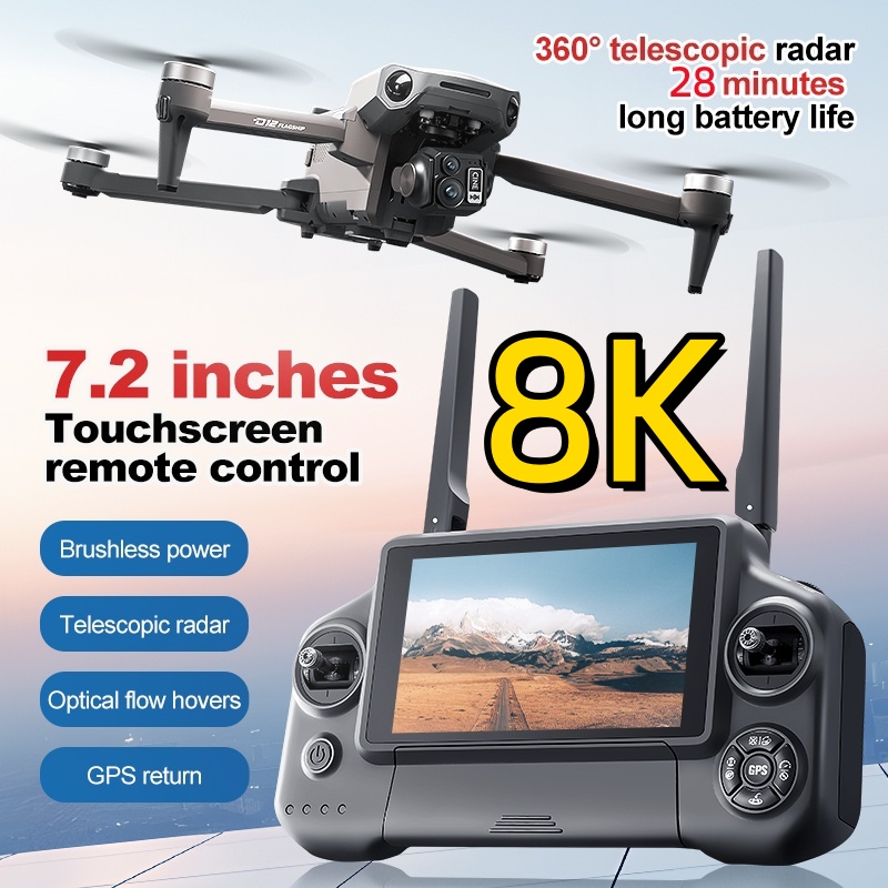 Dron RC con Control Remoto FPV - Drone Gimbal 3 Axis reseña y precio