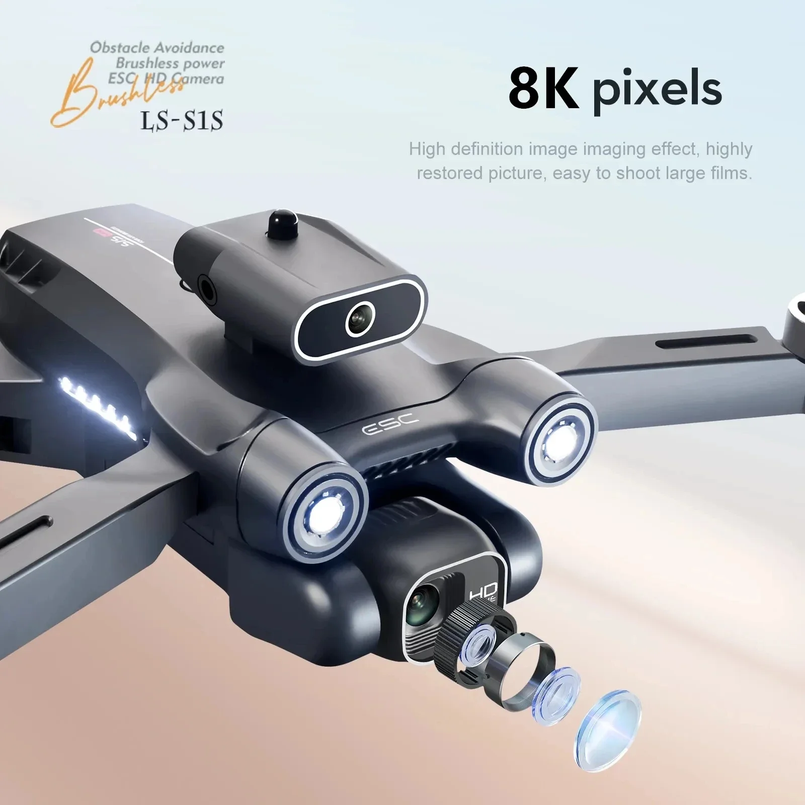 Dron con Motor sin escobillas  - Drone Gimbal Brushless reseña y precio