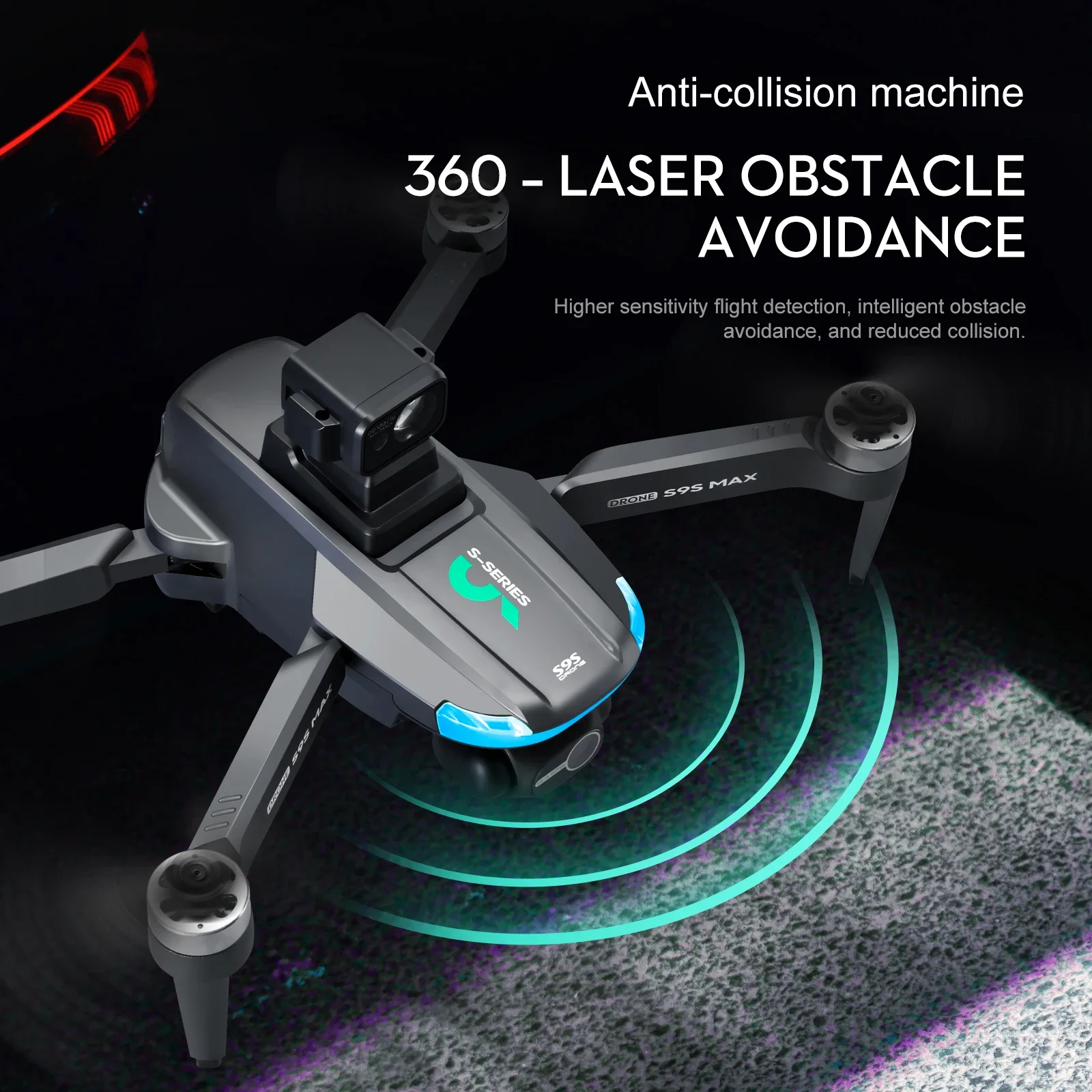 Nuevo S9S MAX MINI Drone 4K 2  - Drone Gimbal Case reseña y precio