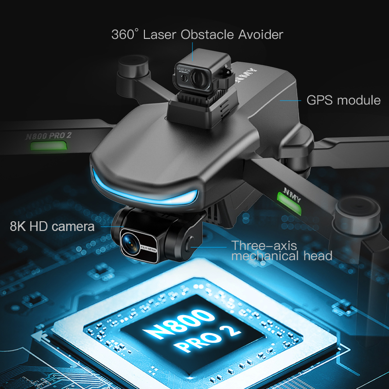 Dron GPS N800 PRO 2 Profesiona - Drone Gimbal 2 Axis reseña y precio