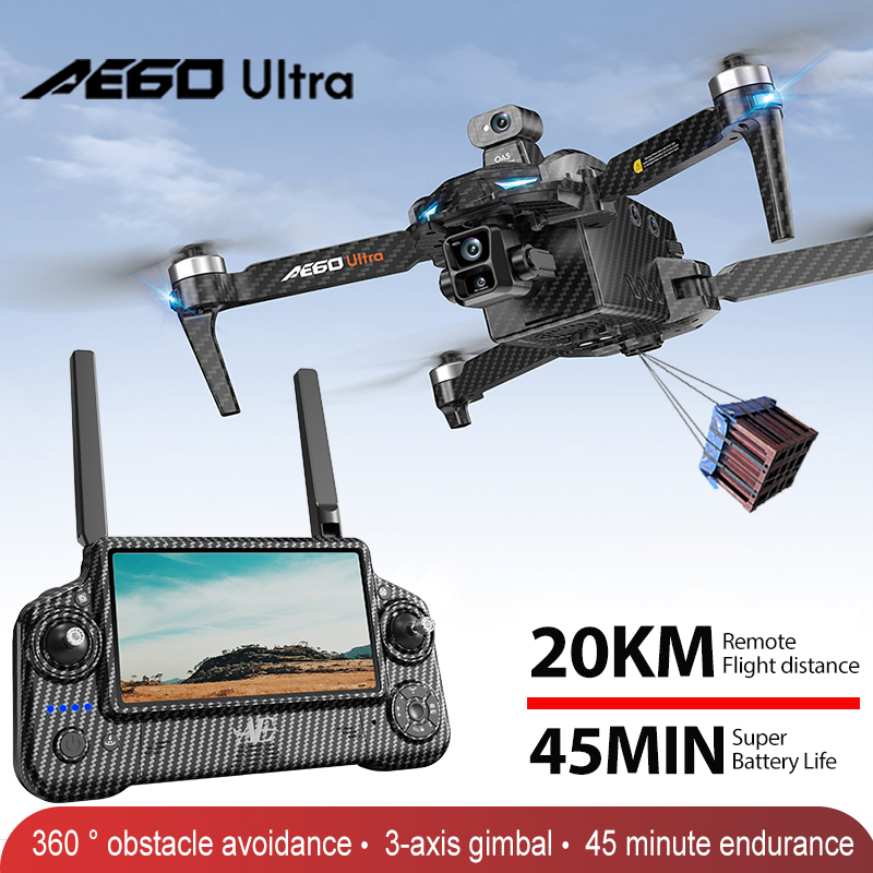 AE60 GPS Drone profesional 8K  - Drone Gimbal 3 Axis reseña y precio