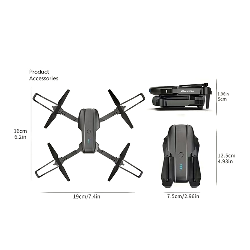 FACEGLE UAV E99 Nova, Mini Dro - Drone Gimbal Brushless reseña y precio