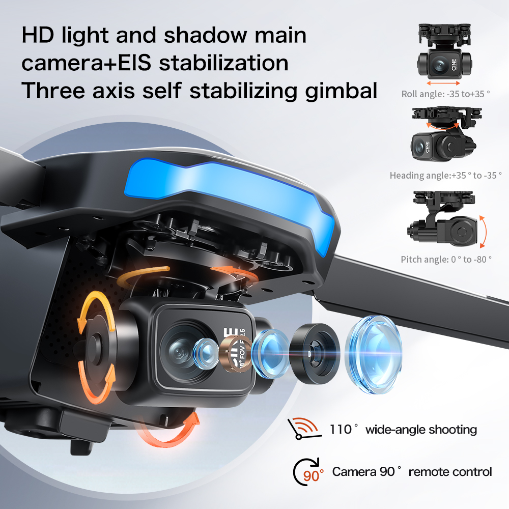Nuevo Dron S-X1 MAX GPS 8K Pro - Drone Gimbal Mount reseña y precio